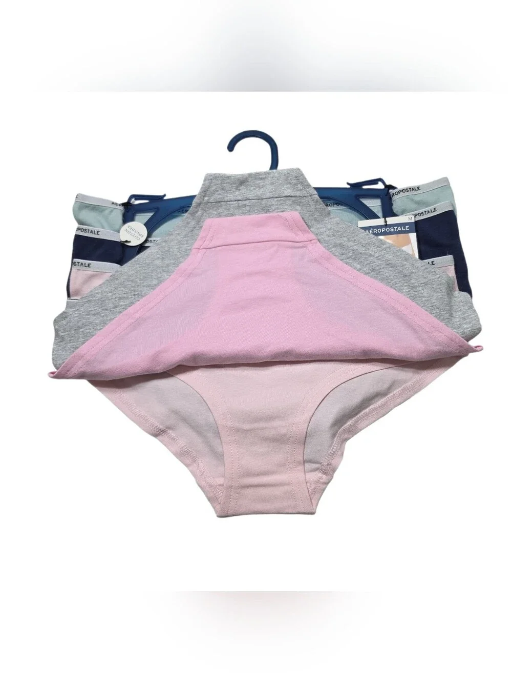 Aeropostale Women's Cheeky Hipster Hiphugger Underwear Panties 5-Pack M